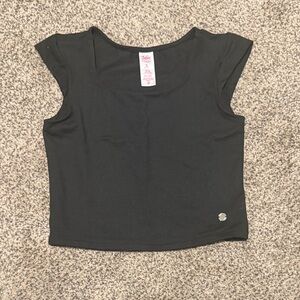 Justice Black Kids Top